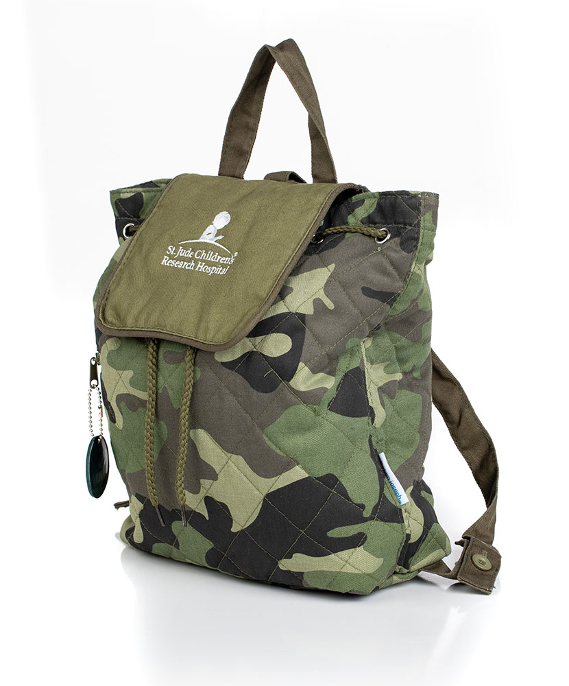 St. Jude Kids Quilted Camo Backpack by Stephen Joseph